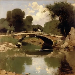 Alfred Stevens Landscape