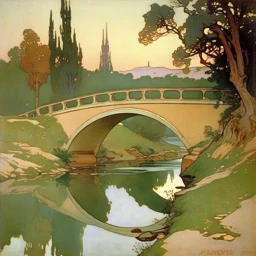 Alphonse Mucha Landscape