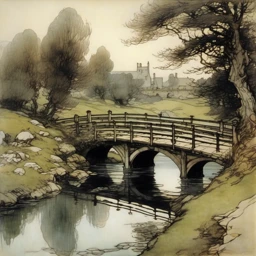 Arthur Rackham Landscape