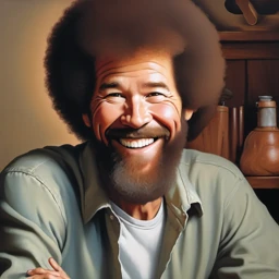 Bob Ross Portrait