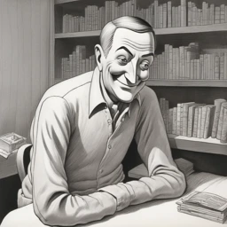 Charles Addams Portrait