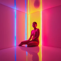 Dan Flavin Portrait