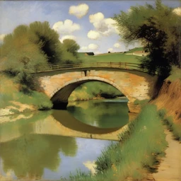 Edgar Degas Landscape