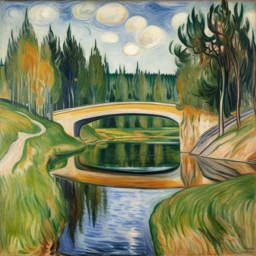 Edvard Munch Landscape