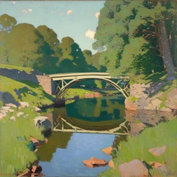 Harold Gilman Landscape