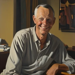 Jeffrey Smart Portrait