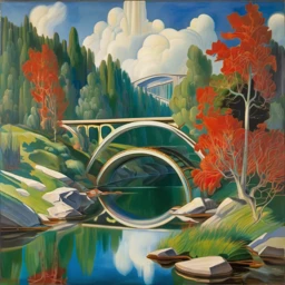 Joseph Stella Landscape