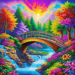 Lisa Frank Landscape