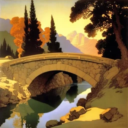 Maxfield Parrish Landscape