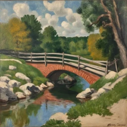 Moses Soyer Landscape