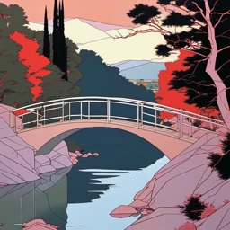 Patrick Nagel Landscape