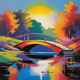 Peter Max Landscape