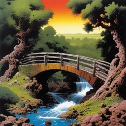 Richard Corben Landscape
