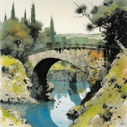 Sergio Toppi Landscape