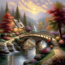 Thomas Kinkade Landscape
