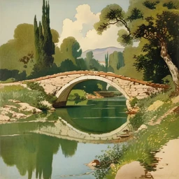 Willy Pogany Landscape